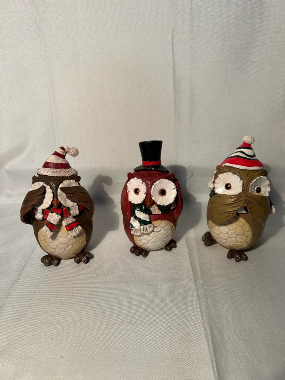 “See no evil, hear no evil, speak no evil" 0wl Set
